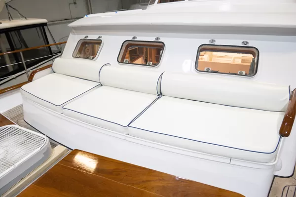 New Exterior Cushions on Burger 72'