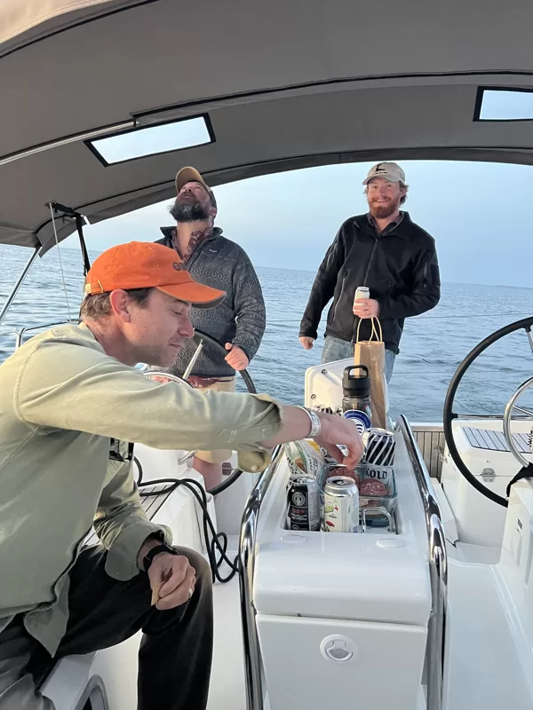 Bimini on Jeanneau 389